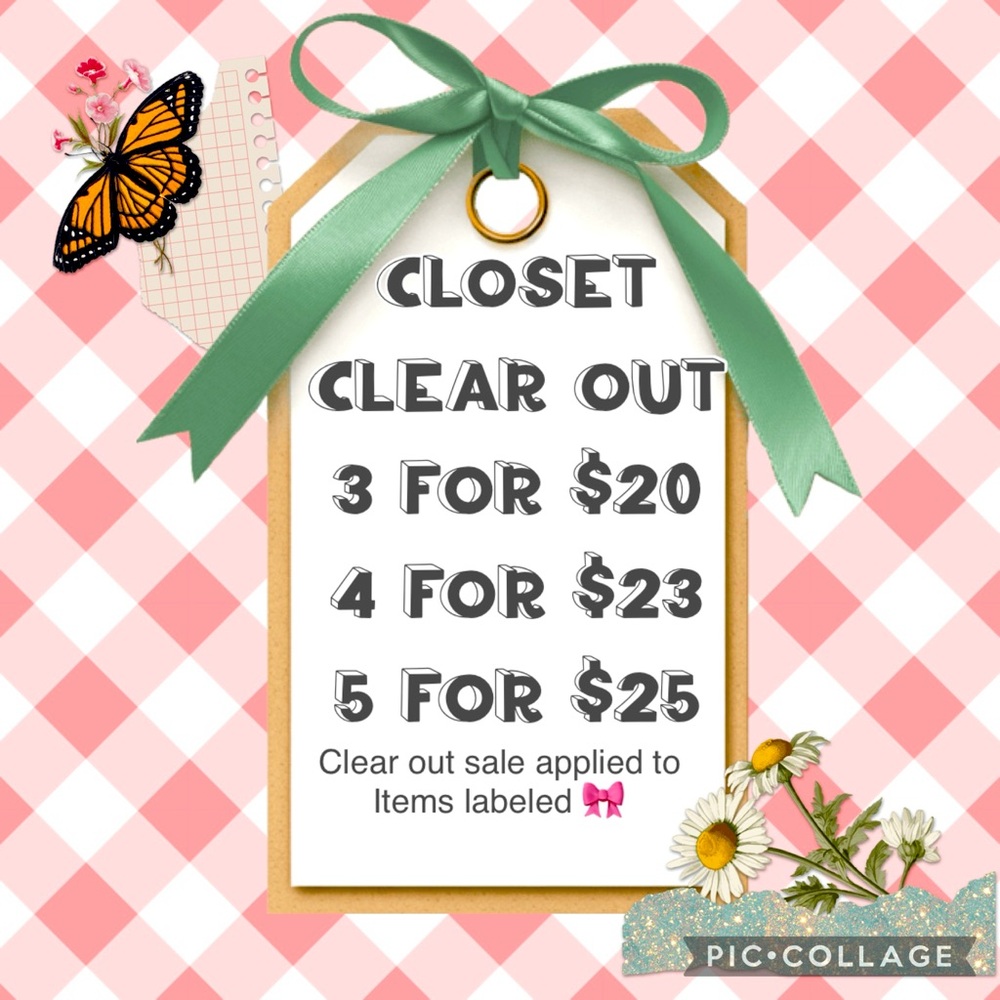 $5 Closet Clear-Out!!🎀